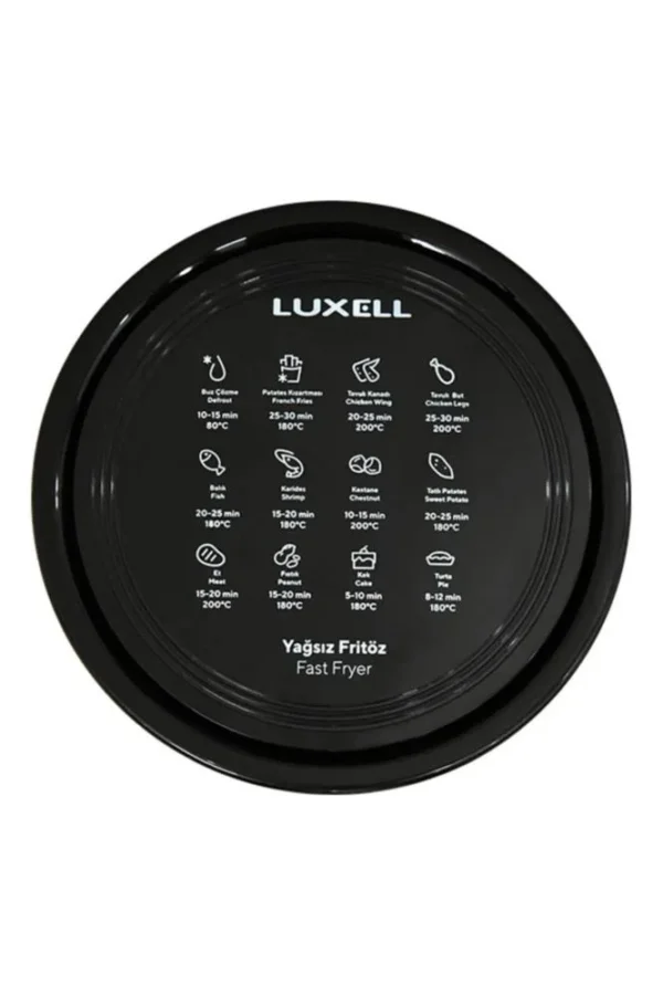 Friteuse sans huile LUXELL Air Fryer 1500W Noir LX-FC5130 – Image 2