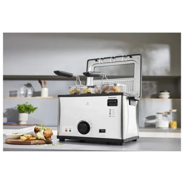 Friteuse inox 4L – 2000 W SilverCrset DF3700 – Image 3