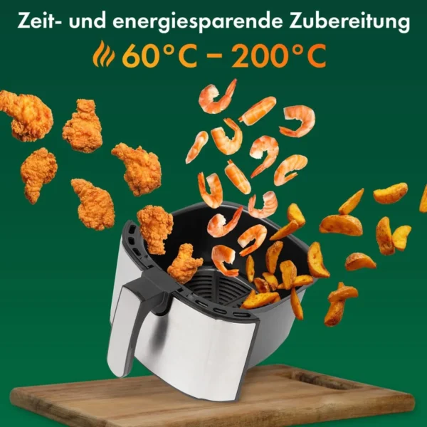 Friteuse À Air Chaud Avec Écran Tactile LED 5,5L 1400W PC-FR1239 H ProfiCook – Image 2