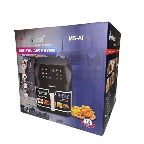Friteuse Sans Huile 06L 1500W Ecran tactile LED Multismart AF3436 – Image 2
