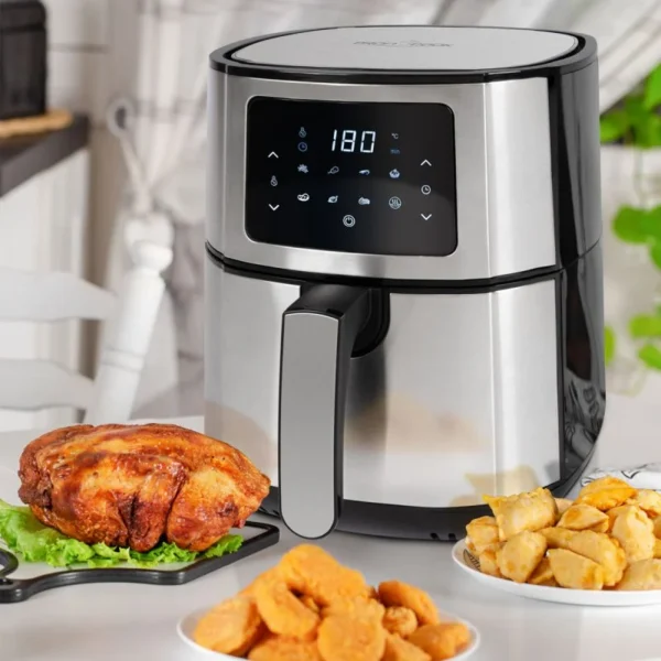 Friteuse À Air Chaud Avec Écran Tactile LED 5,5L 1400W PC-FR1239 H ProfiCook – Image 6
