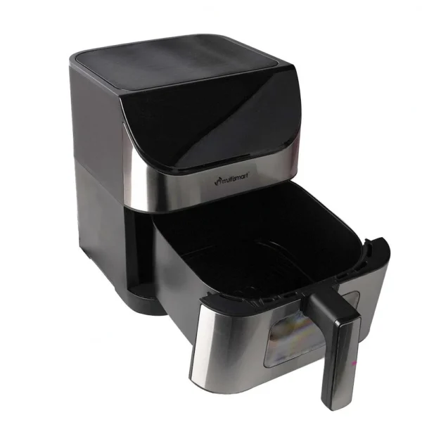 Friteuse INOX Sans Huile Numérique 6L 1500W Avec Fenêtre Multismart MS-AF3336 – Image 4