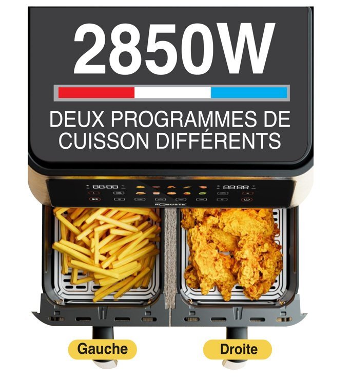 Airfryer 10 Litres 2850W Tactile Avec Fenêtre Robuste AF10 – Image 5