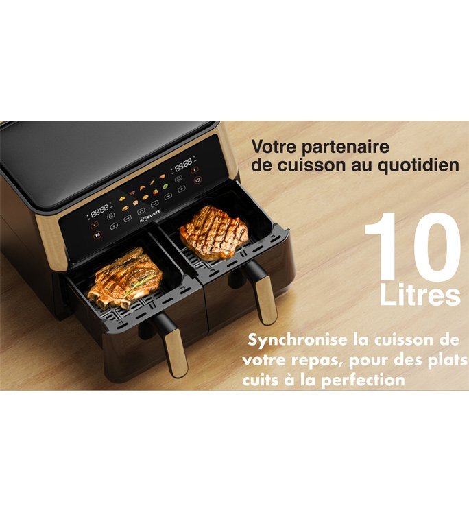 Airfryer 10 Litres 2850W Tactile Avec Fenêtre Robuste AF10 – Image 6
