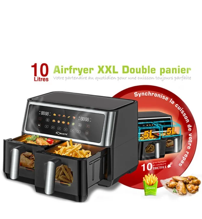 Airfryer 10 Litres 2850W Tactile Avec Fenêtre Robuste AF10 – Image 10