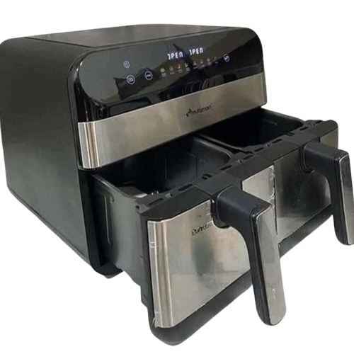 Friteuse sans huile inox 09L Double Bac – 2400W Multismart MS-AF3109 – Image 2