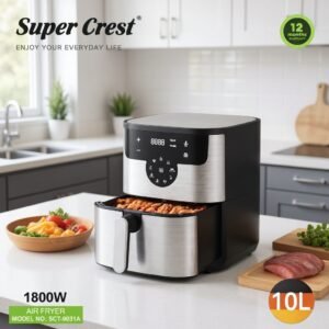 AirFryer inox 10 L 1800 W SuperCrest SCT-9031A