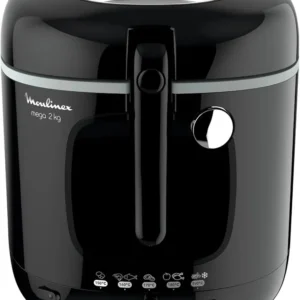 Friteuse Moulinex Classique Mega XXL, 2Kg, 1800W, Inox/Noir - AM480870